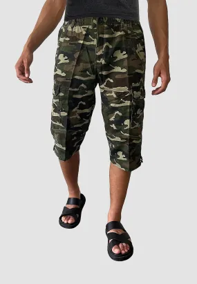 Tactical Cargo Shorts Leisure Bermuda Capri Pants Short Combat Military Camo Look