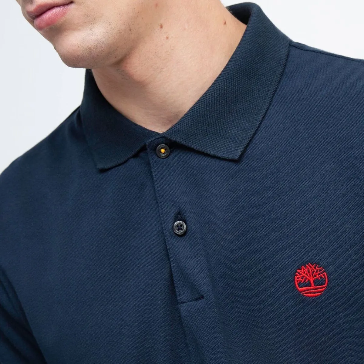 TB0A2DJE - SLEEVE STRETCH POLO-4331 DARK SAPPHIRE