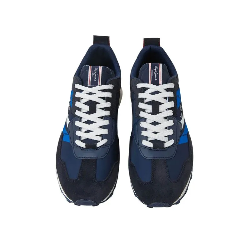 Tenis Pepe Jeans Hombre Foster Man Print Azul