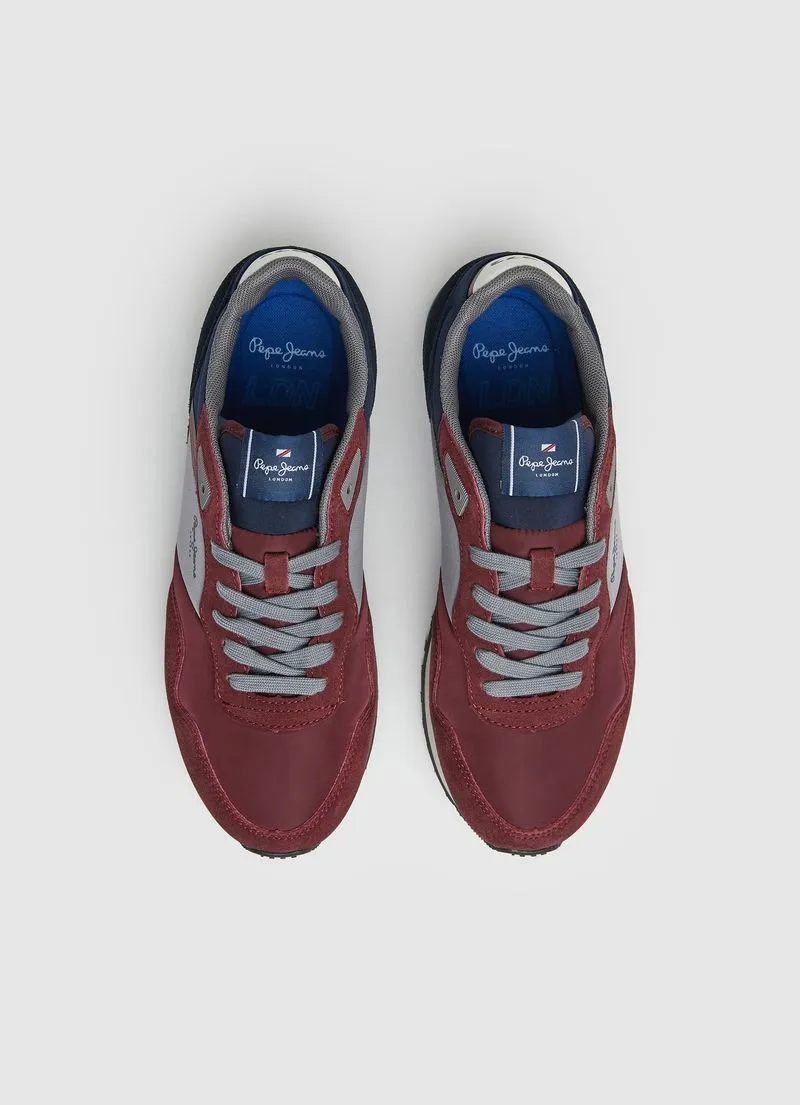 Tenis Pepe Jeans Hombre London Awake M Color Rojo Burgo