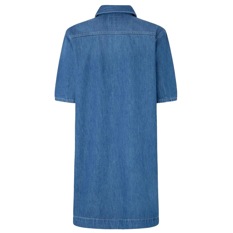 VESTIDO CORTO DENIM FIT REGULAR MUJER PEPE JEANS