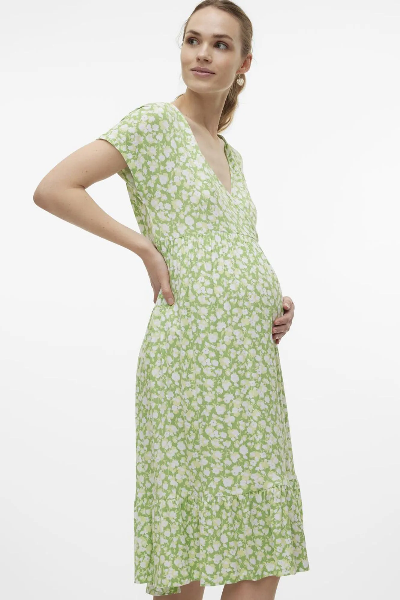 Vestido midi maternity y lactancia 