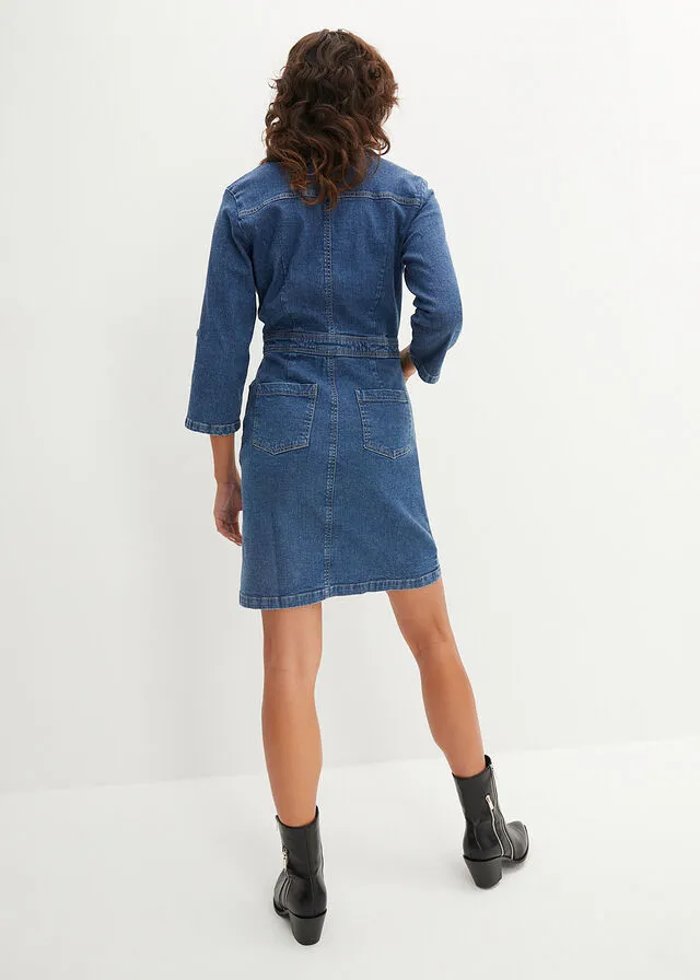 Vestido vaquero Denim desgastado