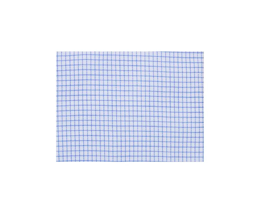 White Twill shirt with Blue checks - STELLAN 