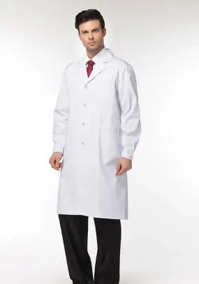 Women Or Men White Medical Coat Clothing Medical Services Uniform Nurse Clothing Long-sleeve Polyester Protect Lab Coats Cloth