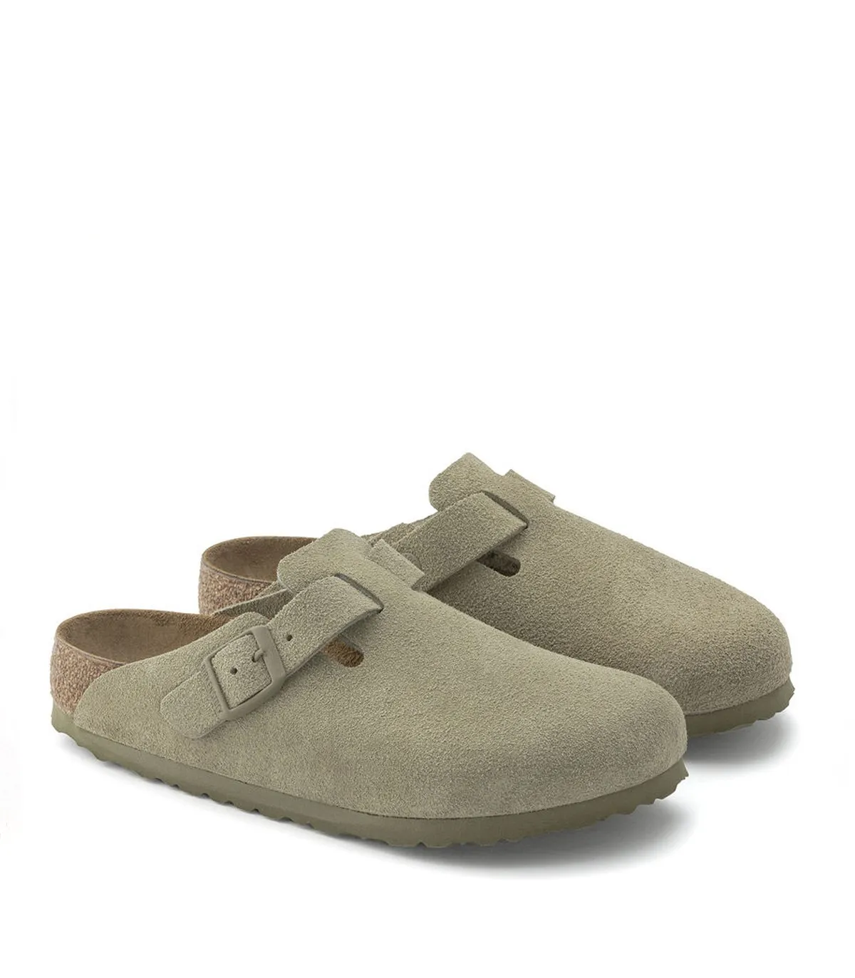 ZUECO PIEL UNISEX BIRKENSTOCK BOSTON 1019108 KAKI